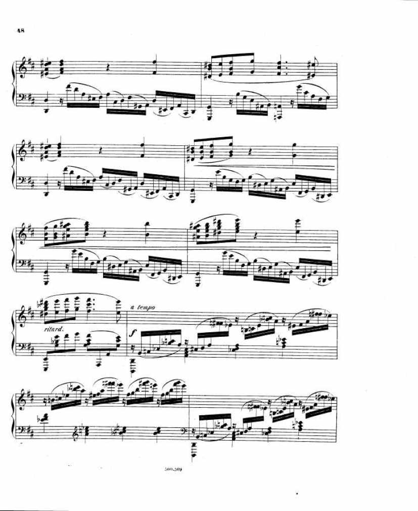 Rubenstein, Anton 12 pieces op. 75 nos9钢琴谱