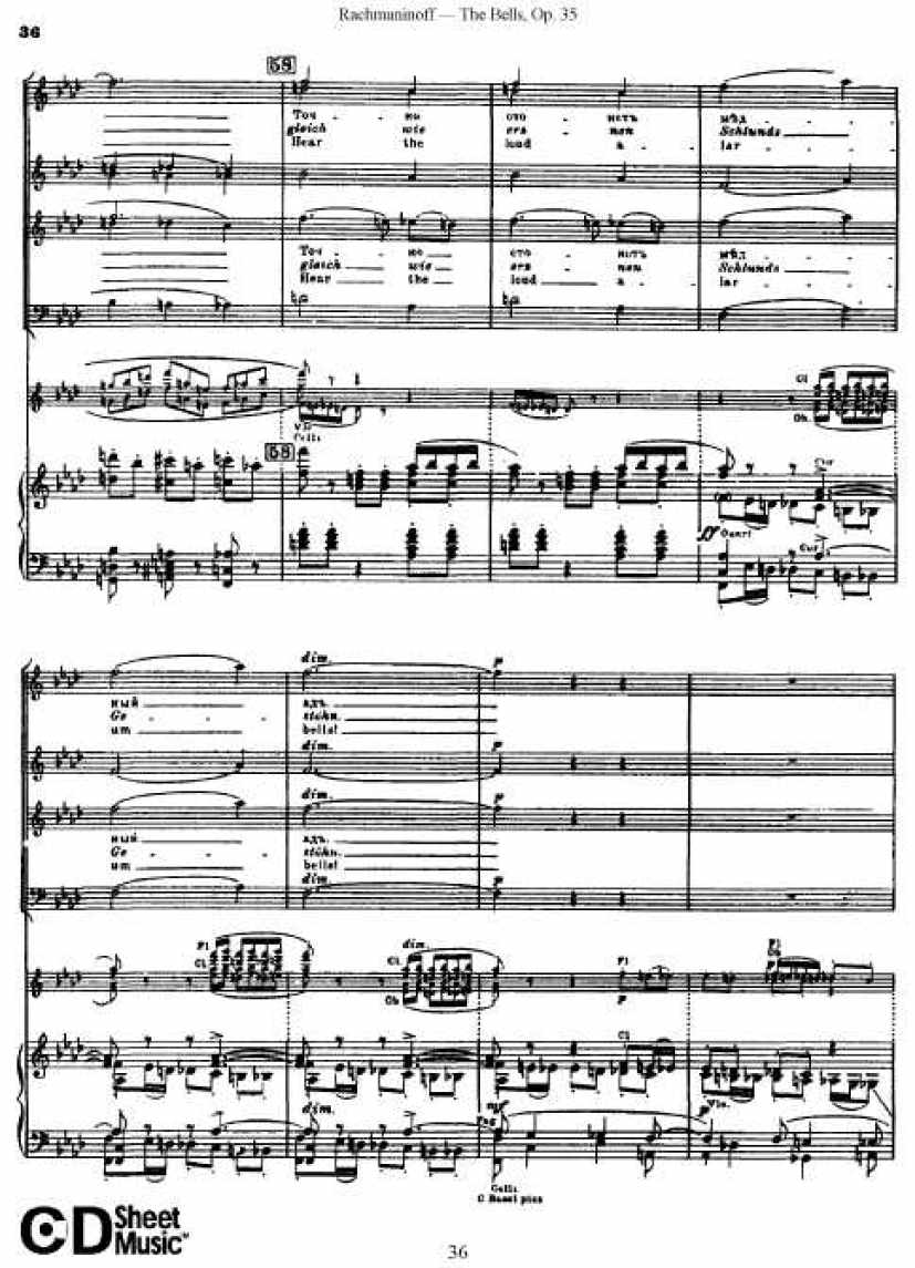 Rachmaninov_op.35_The Bells_vocal钢琴谱