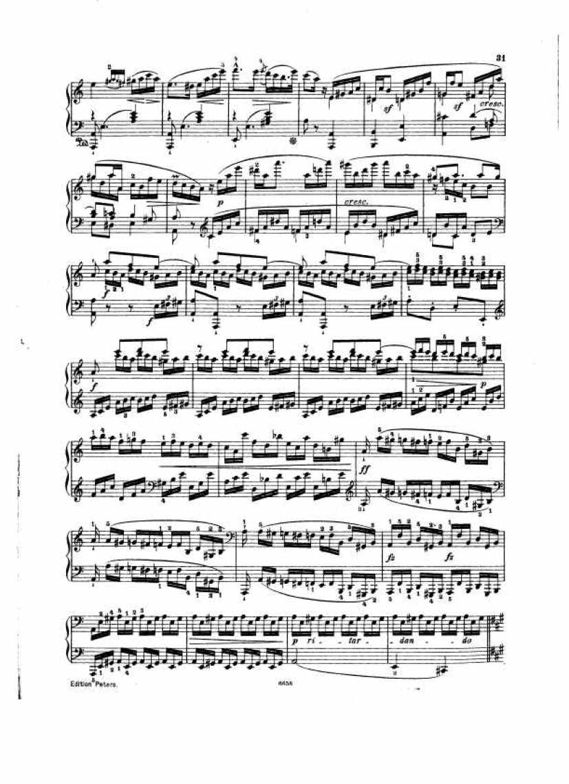 a小调钢琴协奏曲 Piano Concerto in a Minor Op.85钢琴谱