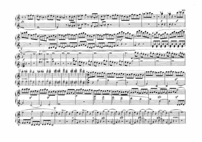 C大调第九弦乐四重奏 String Quartet No.9 in C Major Op.59钢琴谱