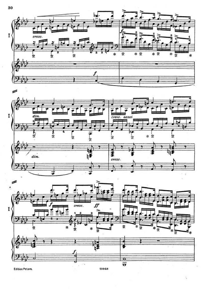 f小调钢琴协奏曲 Piano Concerto in f Minor Op.16钢琴谱