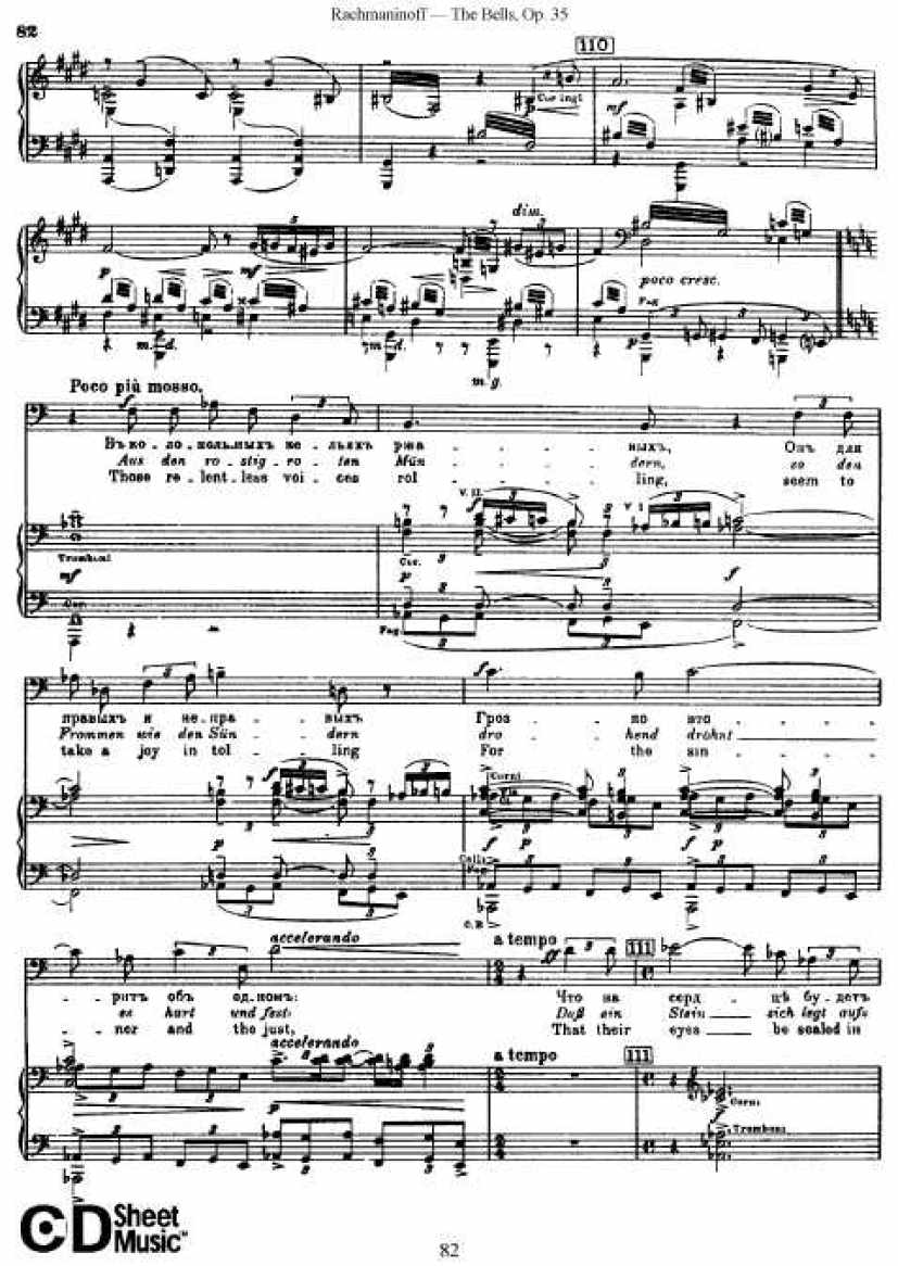 Rachmaninov_op.35_The Bells_vocal钢琴谱