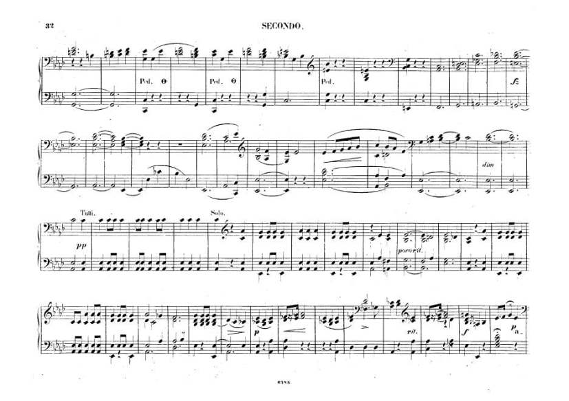 f小调第二钢琴协奏曲 Op.21 Piano Concerto No.2 in f Minor Op.21钢琴谱