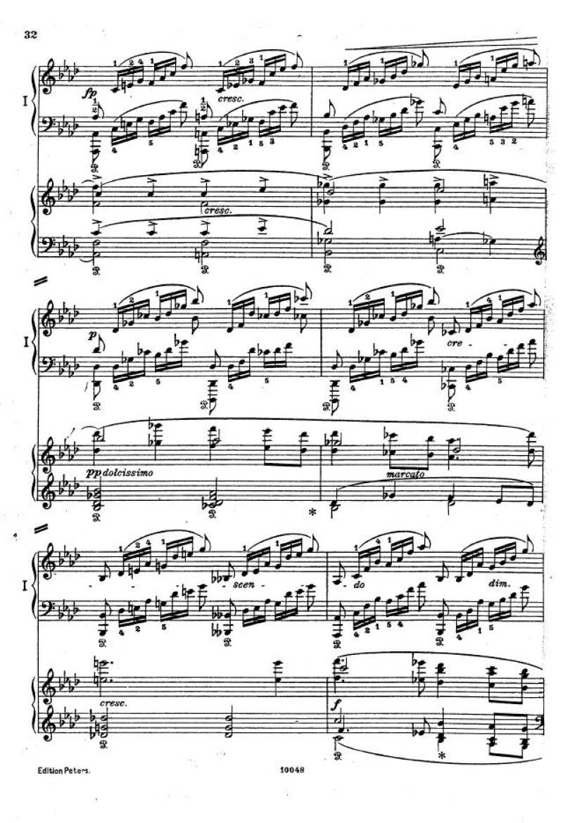 f小调钢琴协奏曲 Piano Concerto in f Minor Op.16钢琴谱