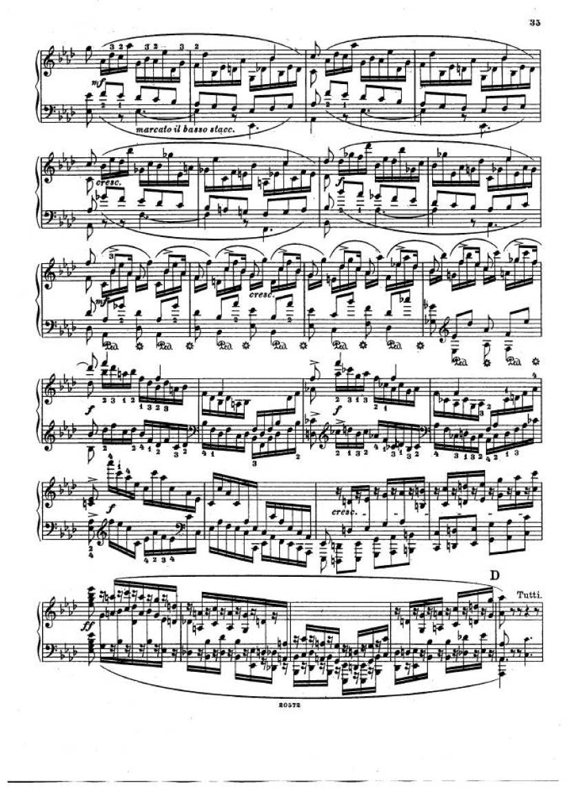 f小调钢琴协奏曲 Piano Concerto in f Minor Op.16钢琴谱