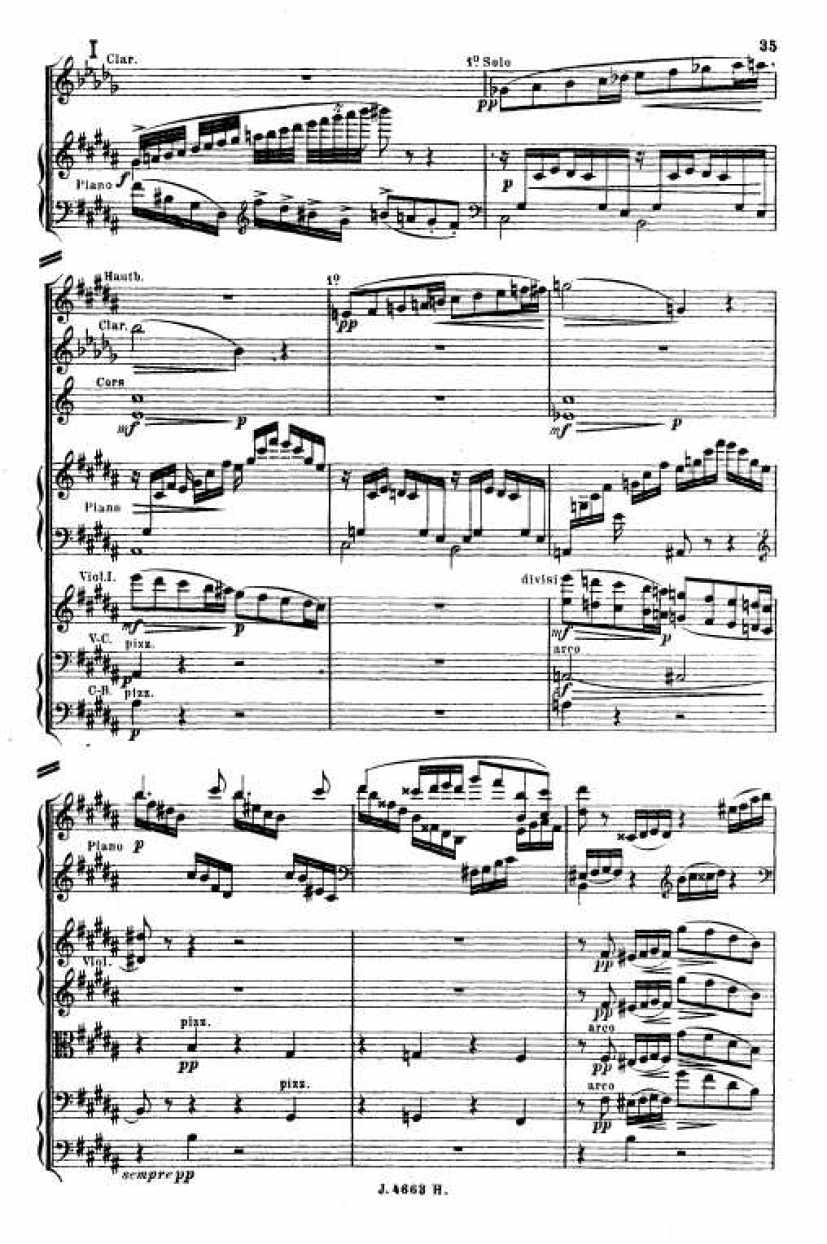 叙事曲 Ballade for Piano and Orchestra Op.19钢琴谱