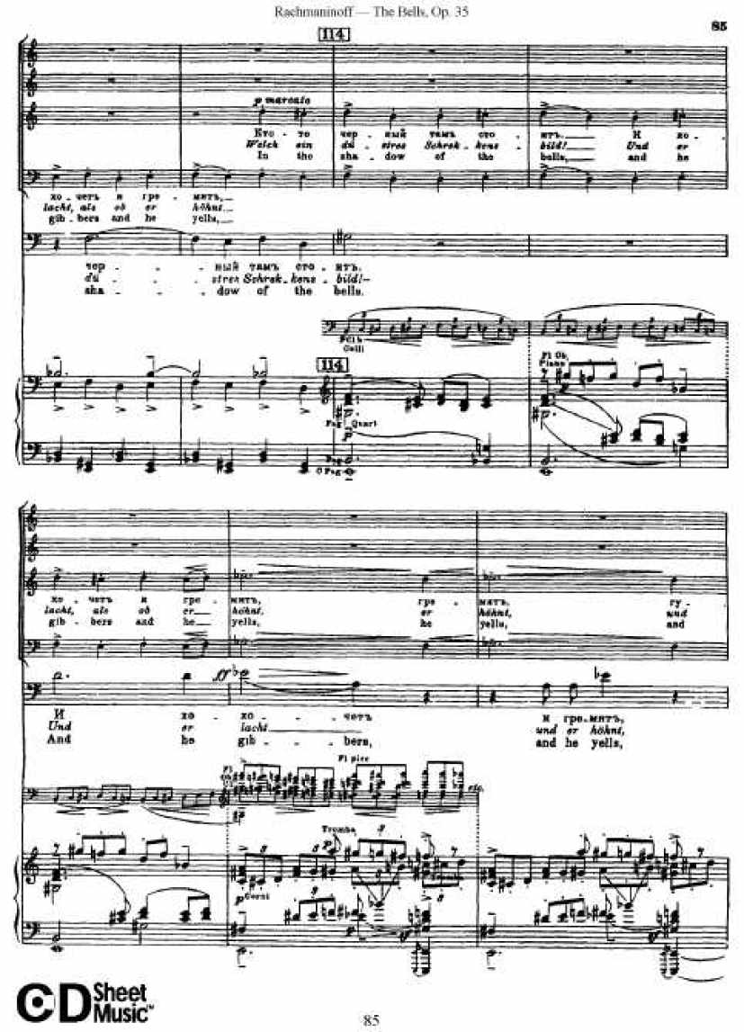 Rachmaninov_op.35_The Bells_vocal钢琴谱