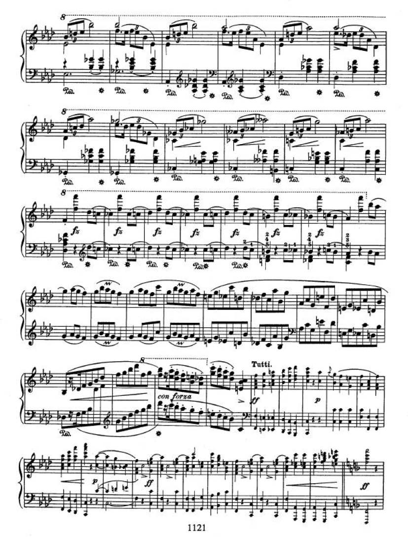 f小调第二钢琴协奏曲 Op.21 Piano Concerto No.2 in f Minor Op.21钢琴谱