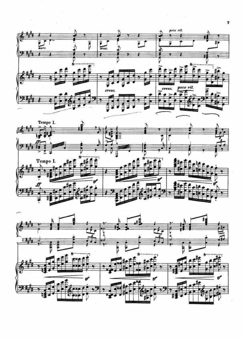 Scharwenka_op.80_Piano_concerto_No.3钢琴谱