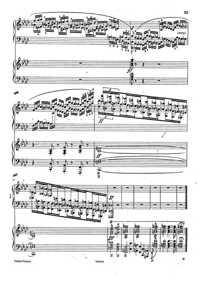 f小调钢琴协奏曲 Piano Concerto in f Minor Op.16钢琴谱