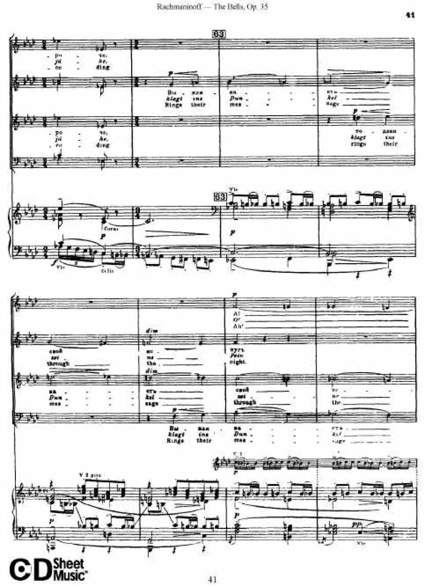 Rachmaninov_op.35_The Bells_vocal钢琴谱