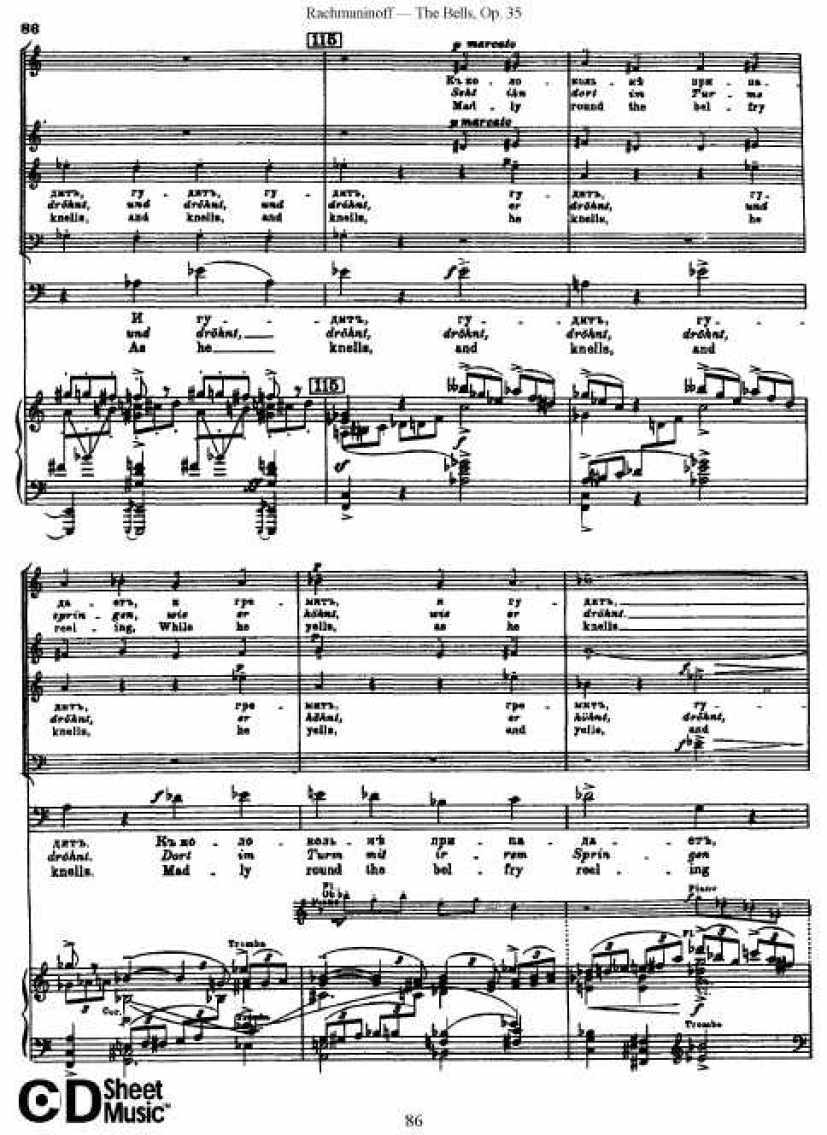 Rachmaninov_op.35_The Bells_vocal钢琴谱