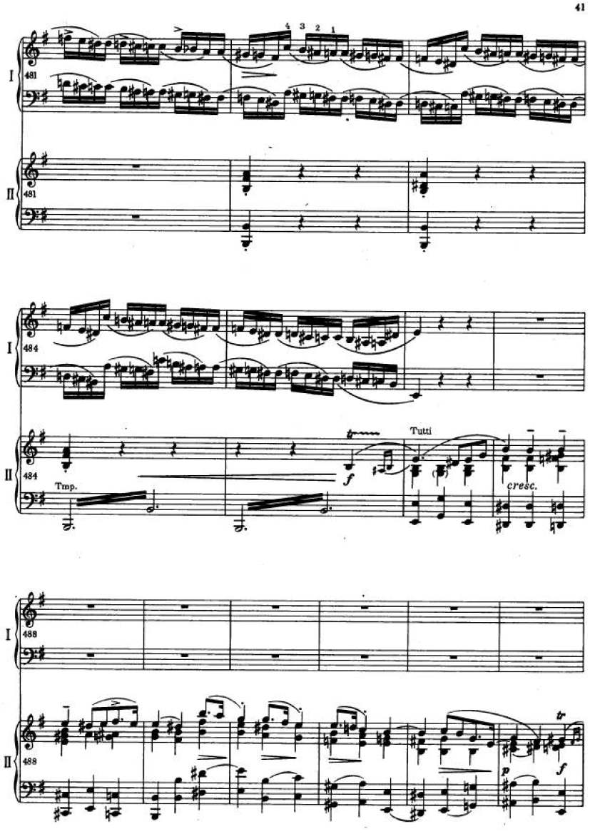 e小调第一钢琴协奏曲 Op.11 Piano Concerto No.1 in e Minor Op.11钢琴谱