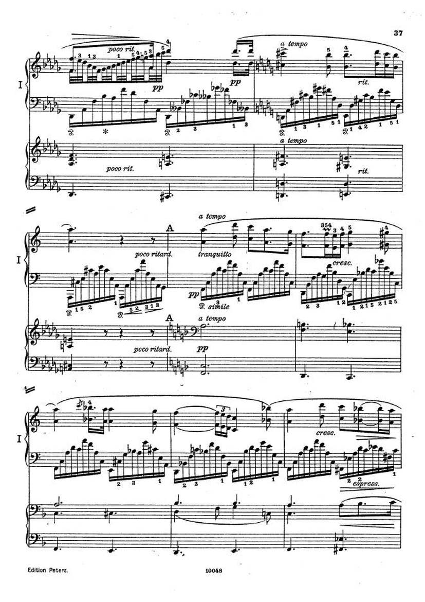 f小调钢琴协奏曲 Piano Concerto in f Minor Op.16钢琴谱