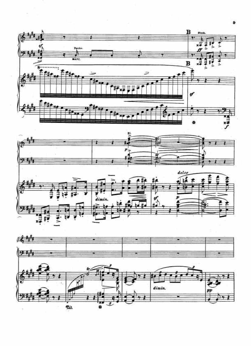 Scharwenka_op.80_Piano_concerto_No.3钢琴谱