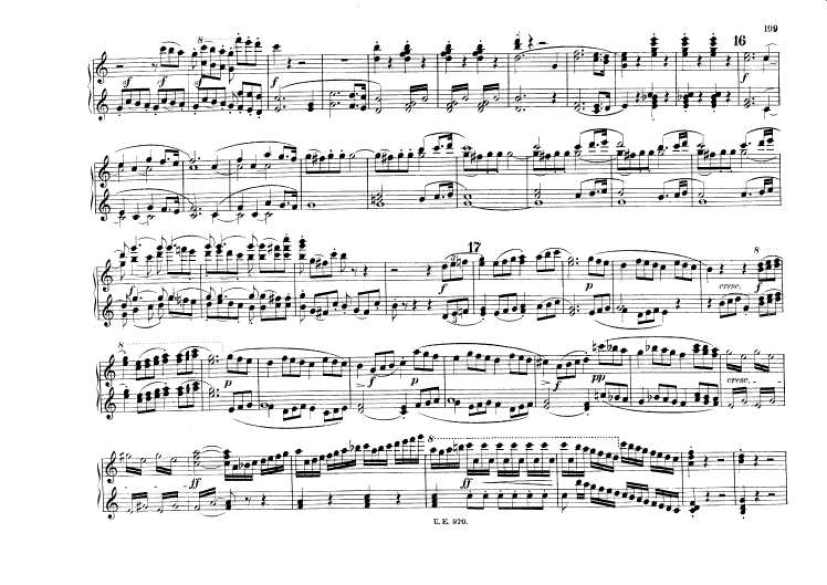 c小调第五交响曲“命运” Scharwenka Symphony No.5 in c Minor Op.67钢琴谱