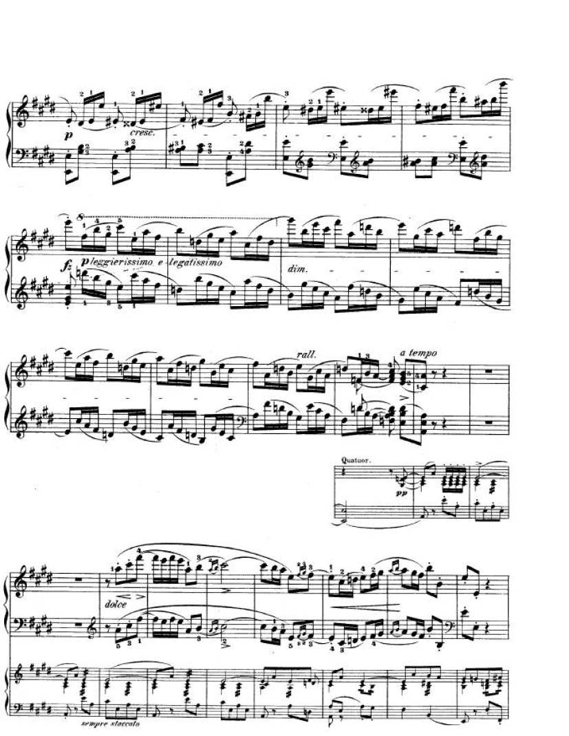 e小调第一钢琴协奏曲 Op.11 Piano Concerto No.1 in e Minor Op.11钢琴谱