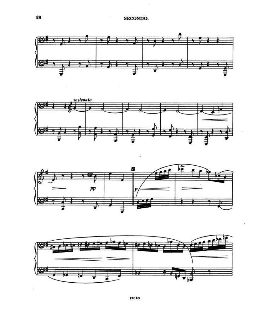 谜的变奏曲 Enigma Variations Op.36 Elgar,4钢琴谱