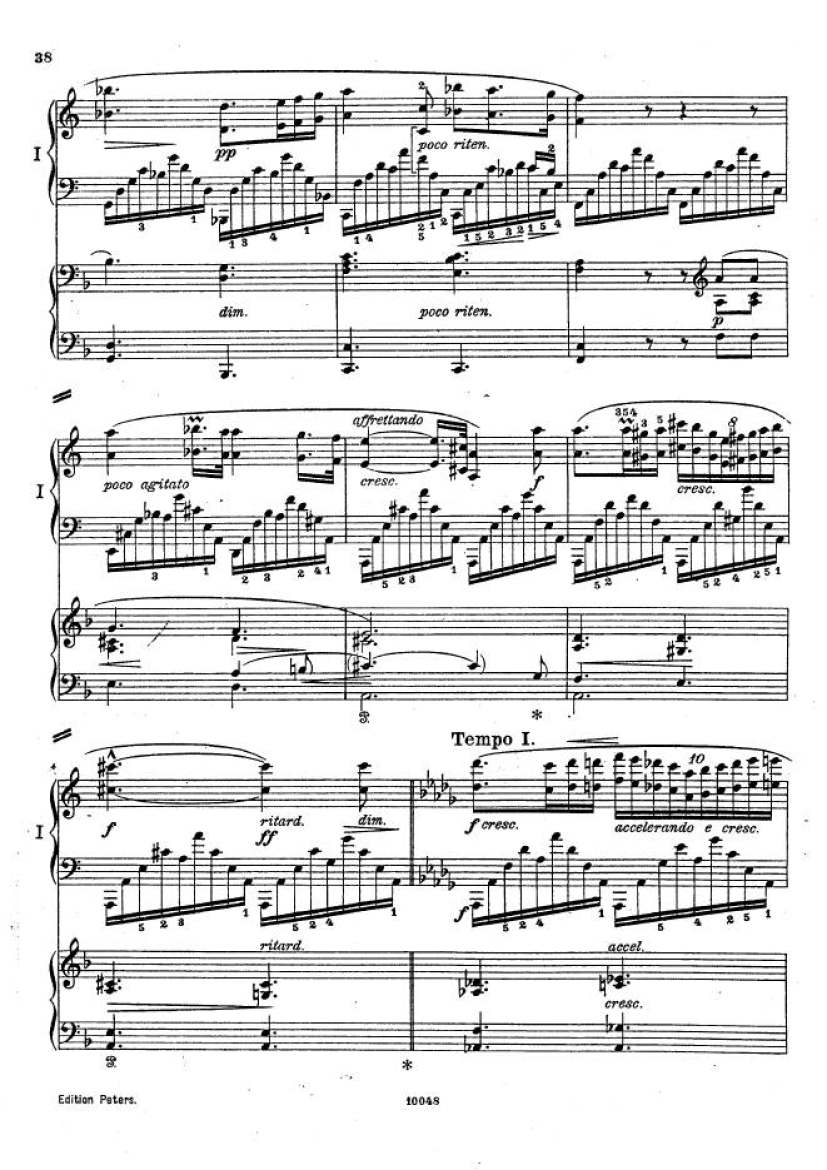 f小调钢琴协奏曲 Piano Concerto in f Minor Op.16钢琴谱