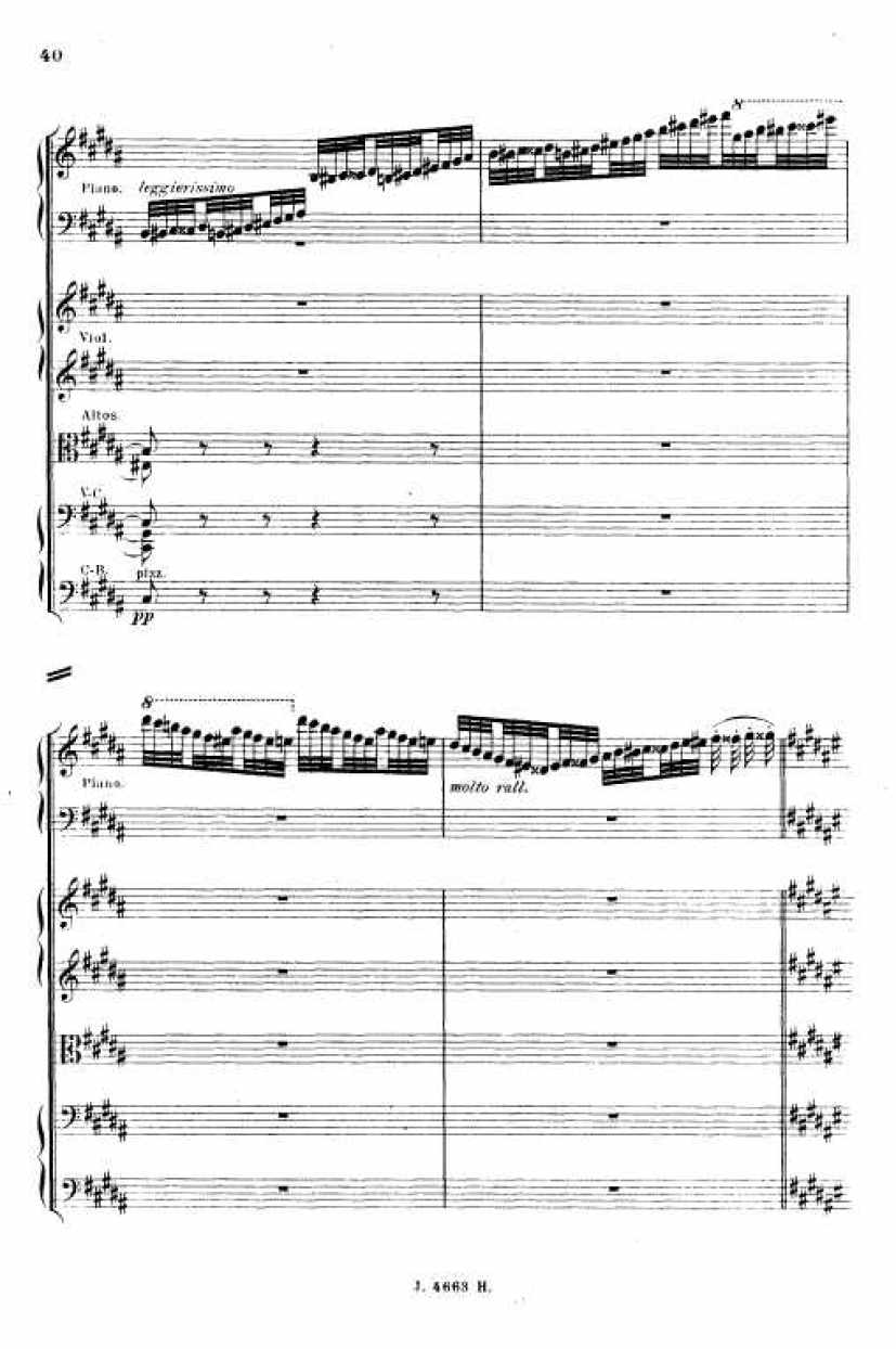 叙事曲 Ballade for Piano and Orchestra Op.19钢琴谱