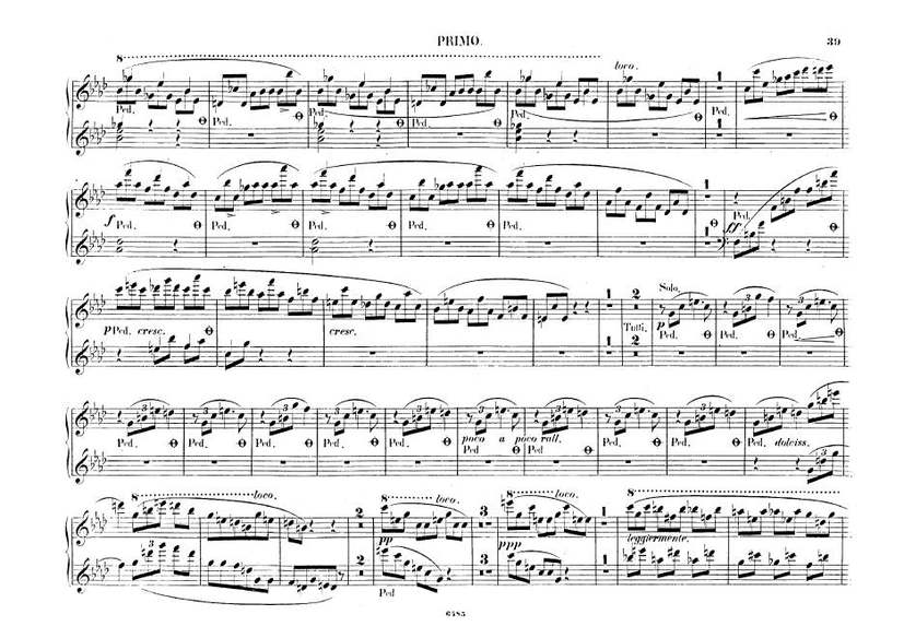 f小调第二钢琴协奏曲 Op.21 Piano Concerto No.2 in f Minor Op.21钢琴谱