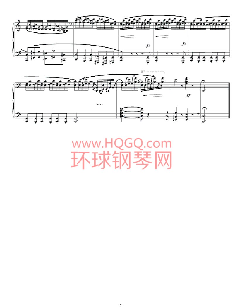 肖邦练习曲钢琴谱