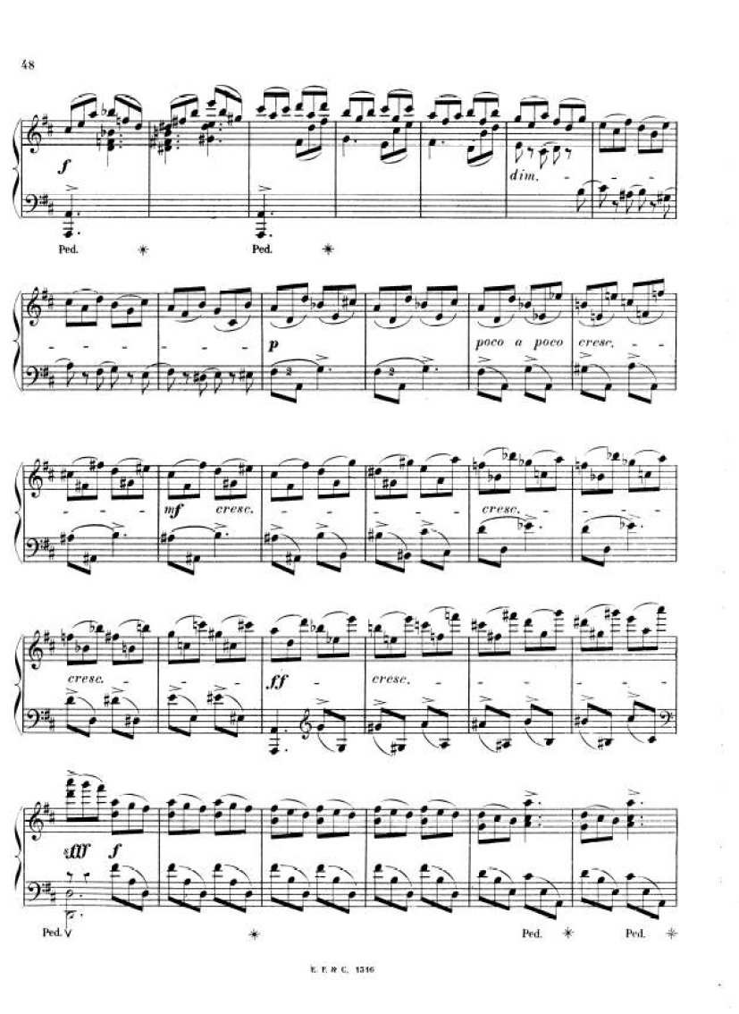 音乐会练习曲 Etudes de concert Op.35钢琴谱