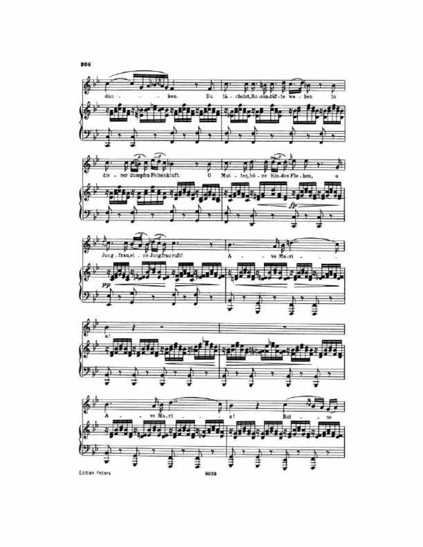 schubert complete songs pages 206钢琴谱