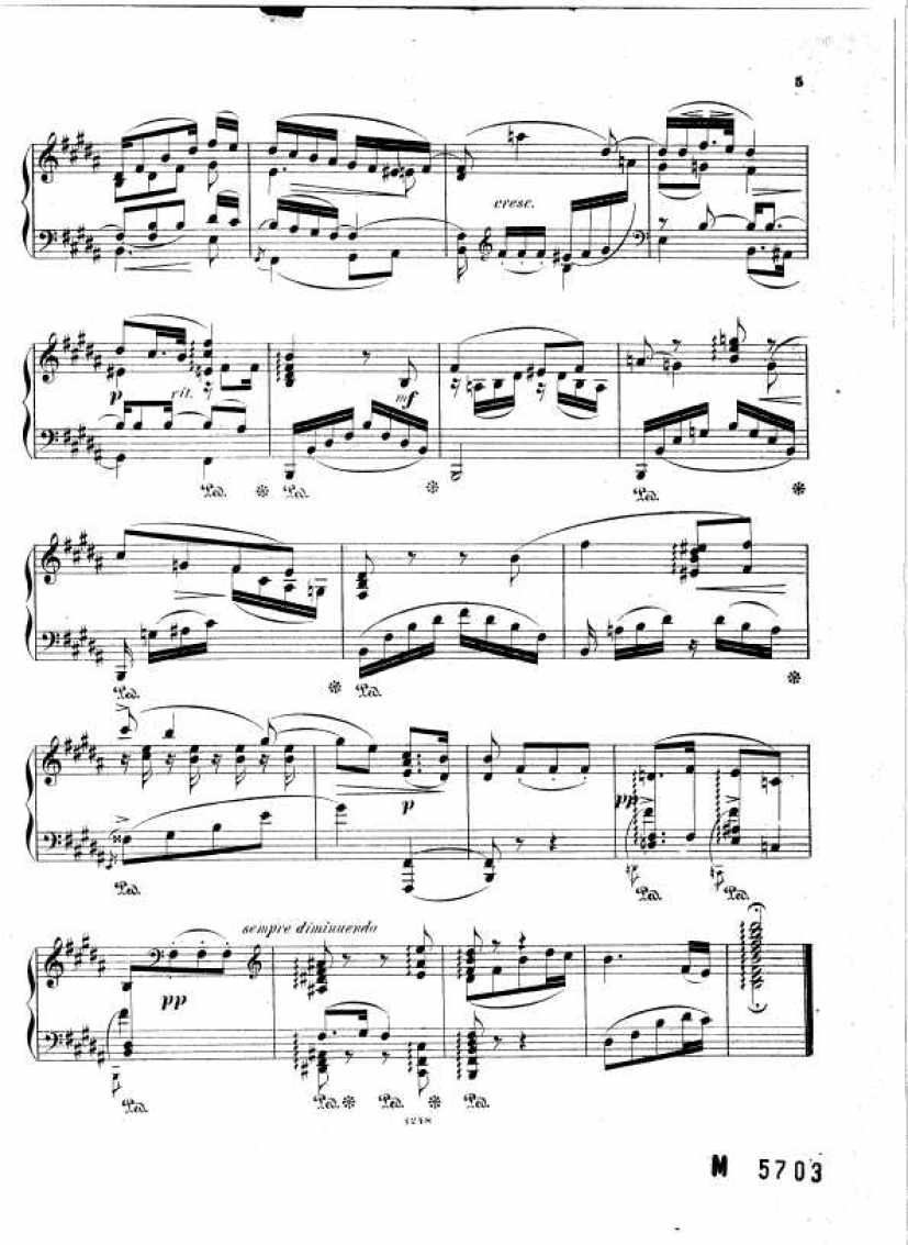 纪念曲 Ein Gedenkblatt Op.15钢琴谱