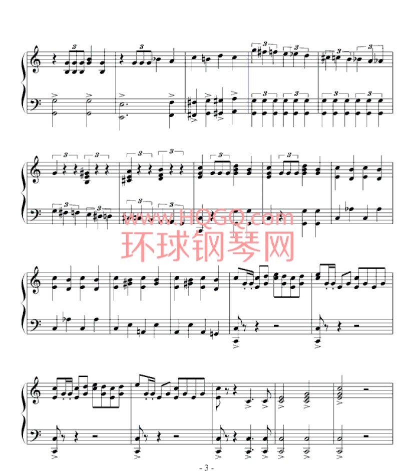 1812序曲钢琴谱钢琴谱