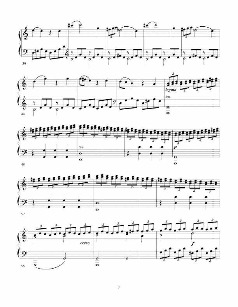 C大调钢琴奏鸣曲 Piano Sonata in C Major Op.7钢琴谱