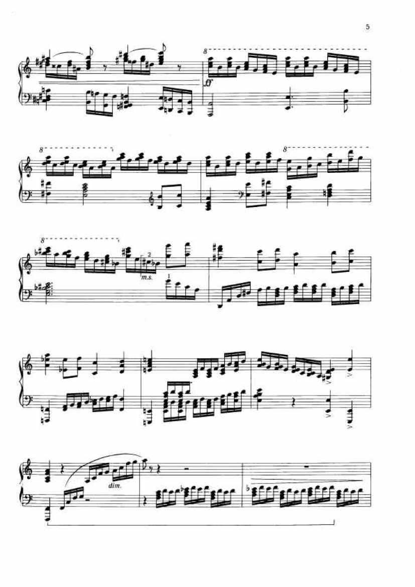 Dohnanyi_Etude Op.28钢琴谱