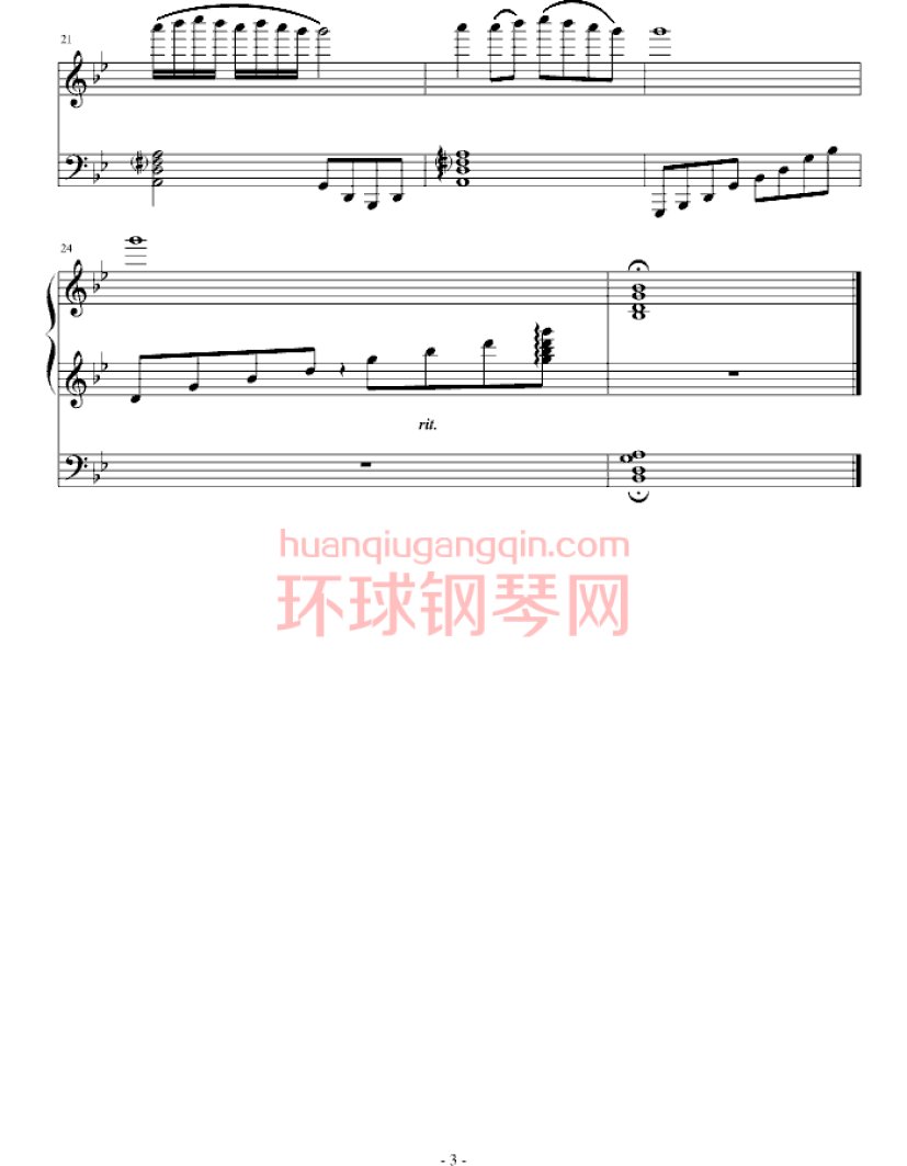 小变奏曲钢琴谱