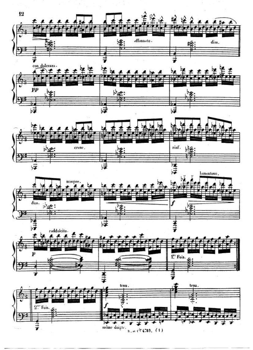 12首大调练习曲 12 Etudes in All Major Keys Op.35钢琴谱