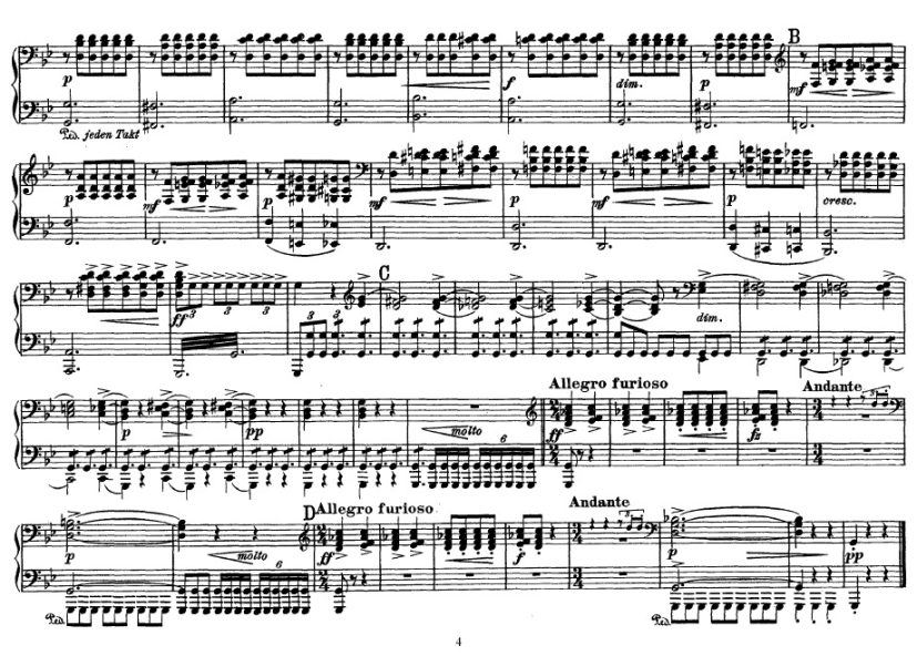 Peer Gynt Suite no.2钢琴谱