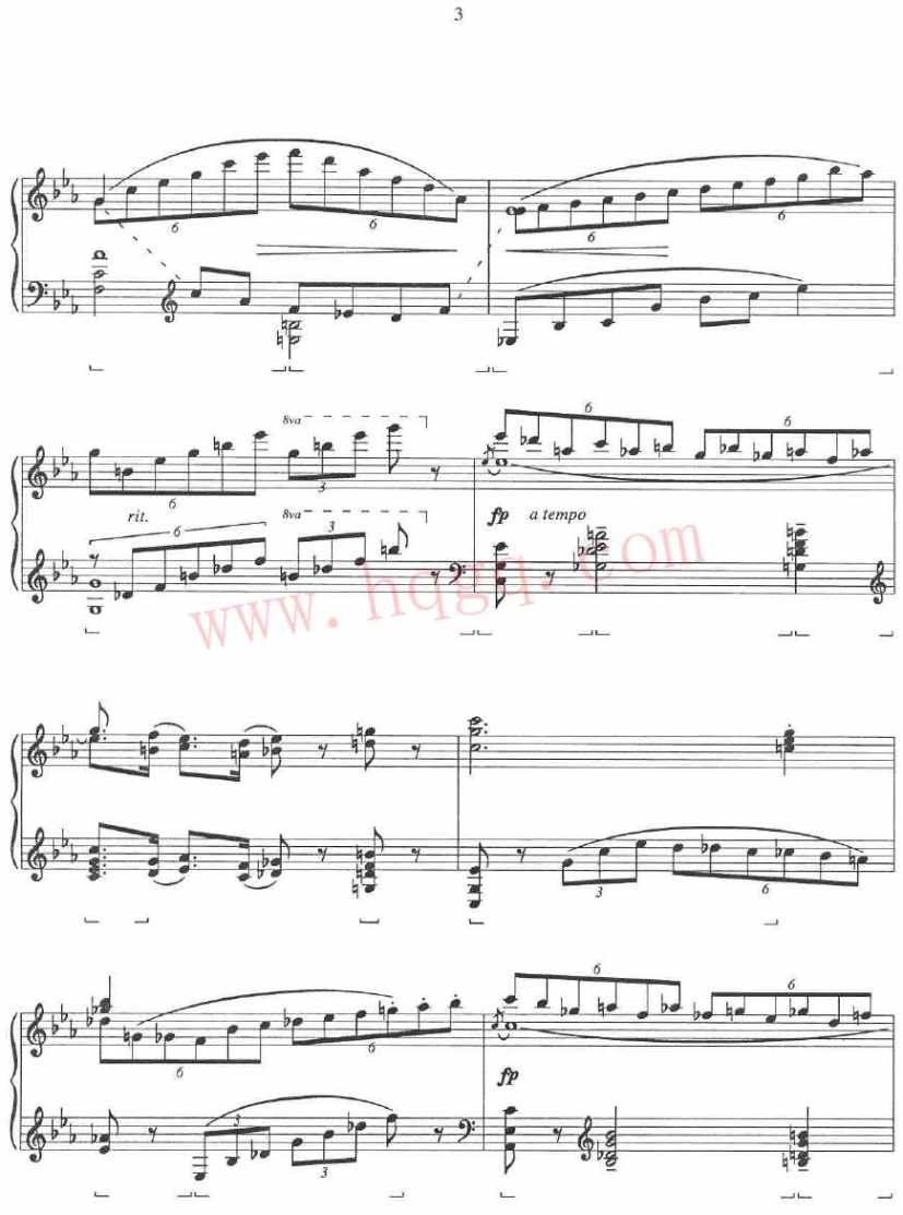 格什温练习曲 Gershwin Etudes钢琴谱