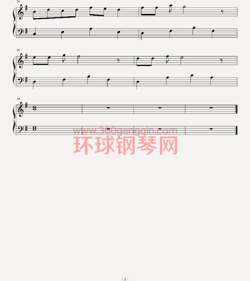 白痴的 舞（mpo3）钢琴谱