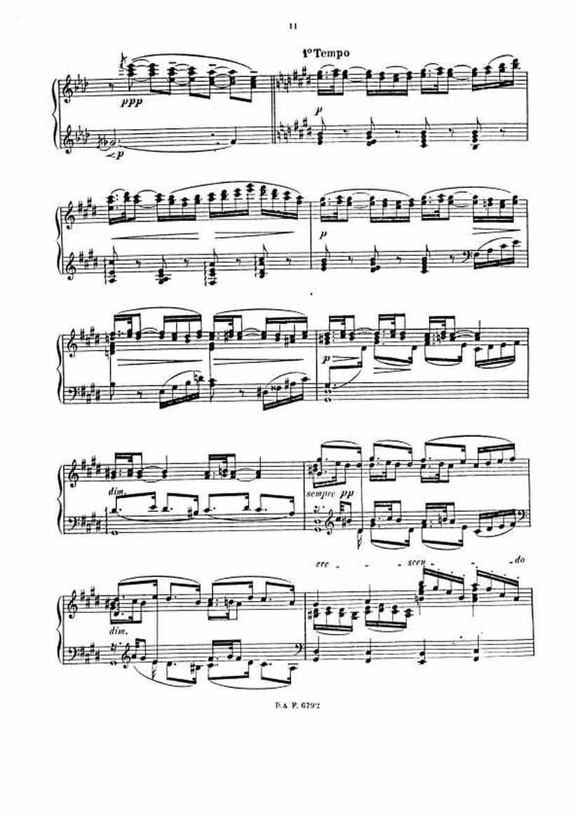 durand_debussy_petite钢琴谱