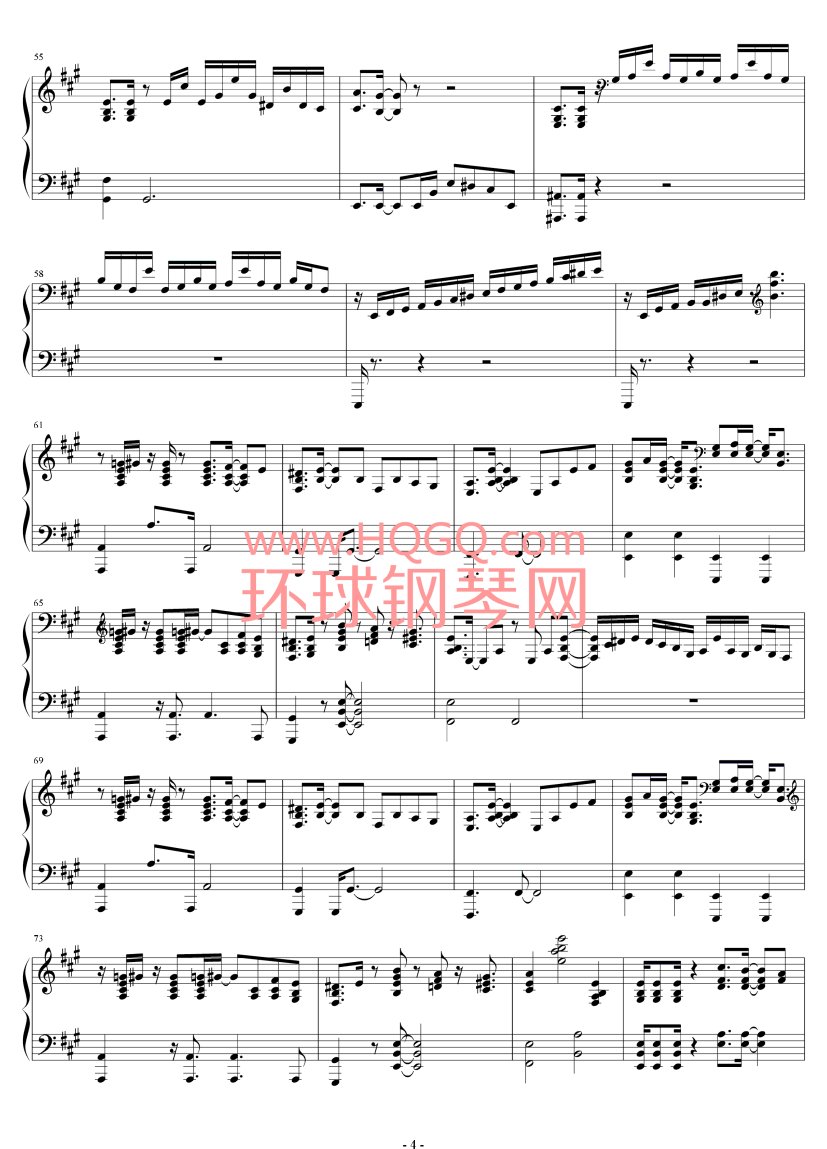 太阳练习曲 钢琴版 Etude of the sun （piano version） 钢琴谱钢琴谱