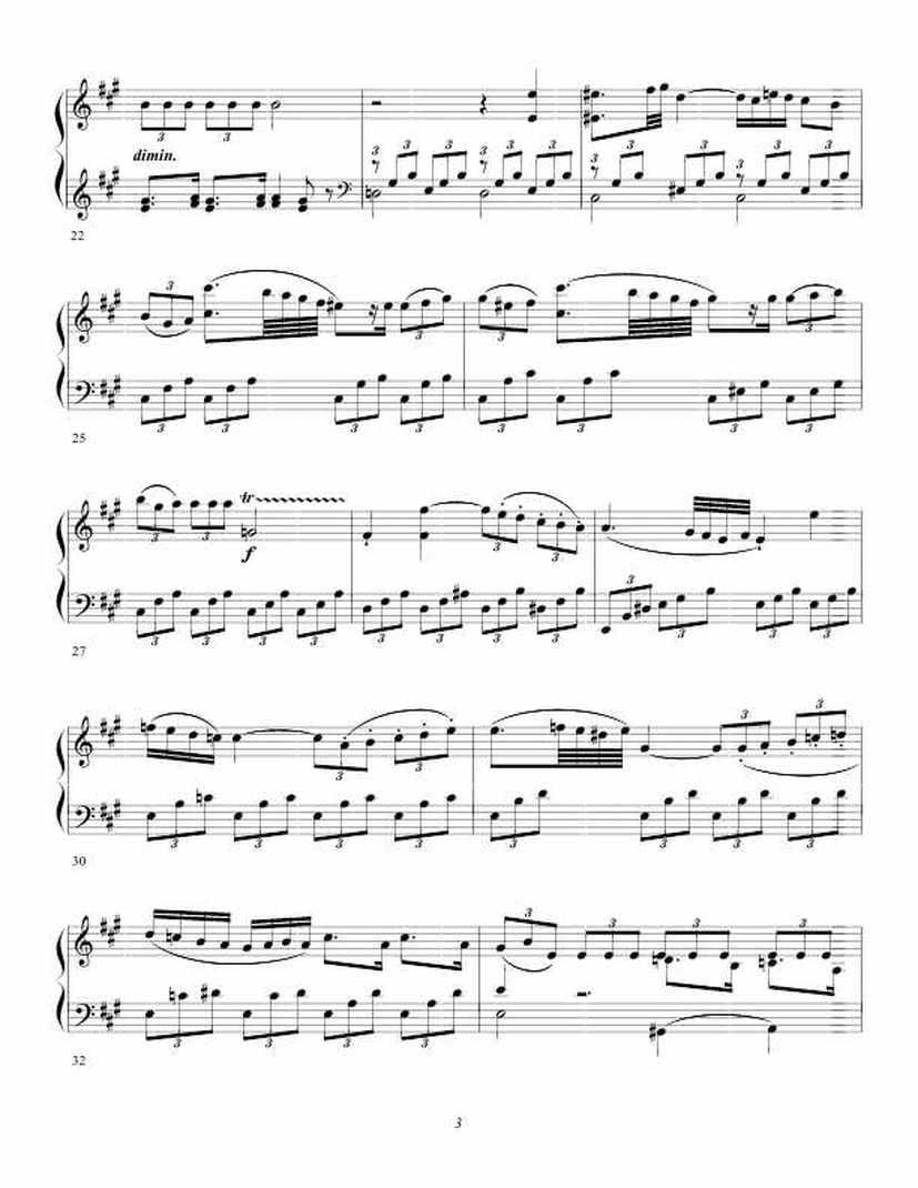 Clementi_op.1_No.5_Sonate_A钢琴谱