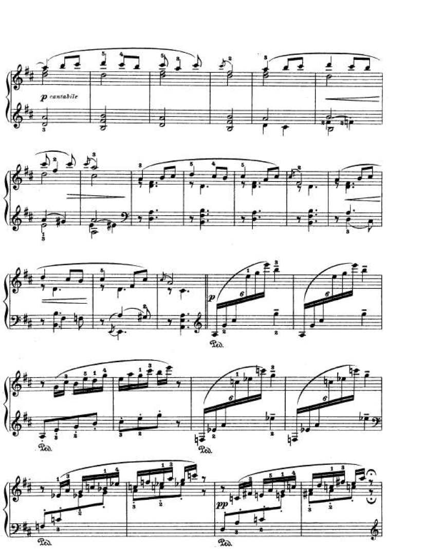 Lyric Pieces, Op.54, No.3钢琴谱