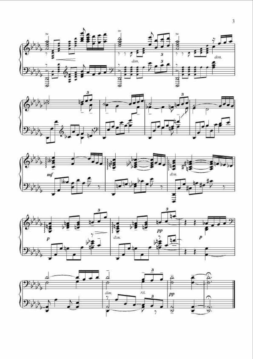 Rachmaninov (arr Pochacco)钢琴谱