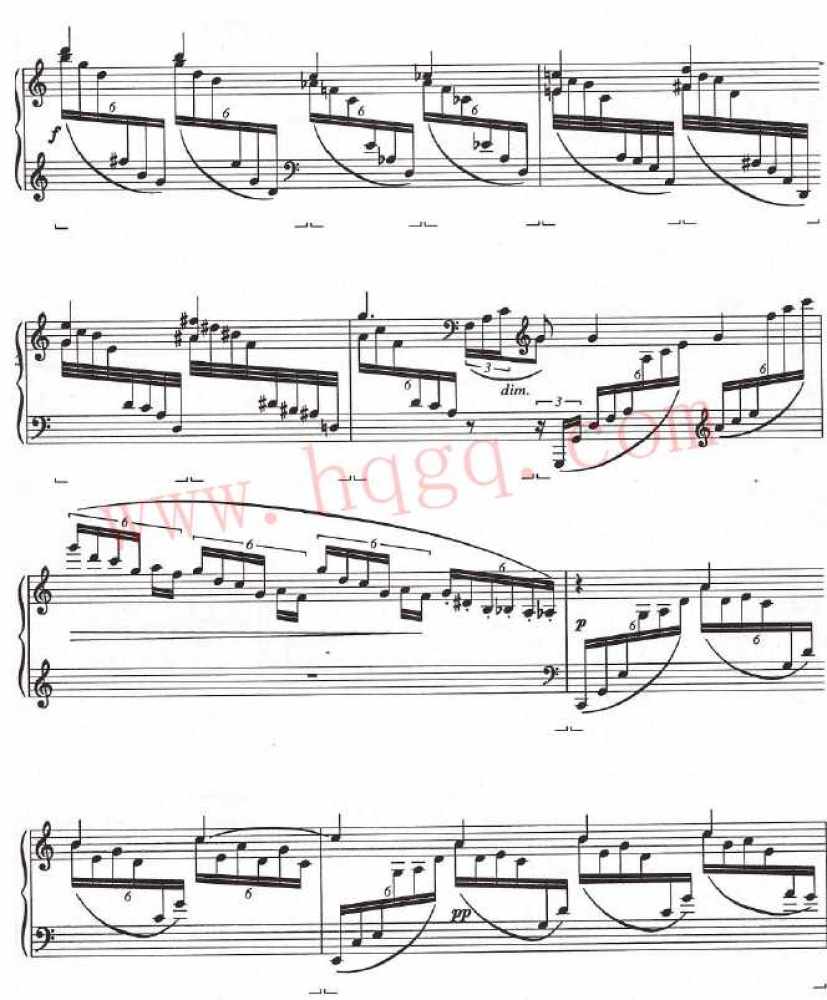 格什温练习曲 Gershwin Etudes钢琴谱