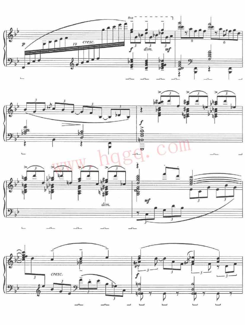 格什温练习曲 Gershwin Etudes钢琴谱