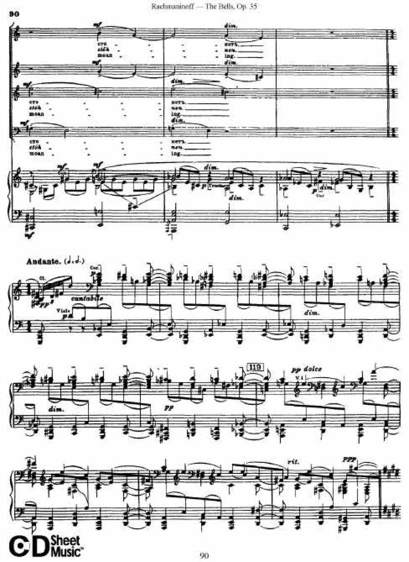 Rachmaninov_op.35_The Bells_vocal钢琴谱