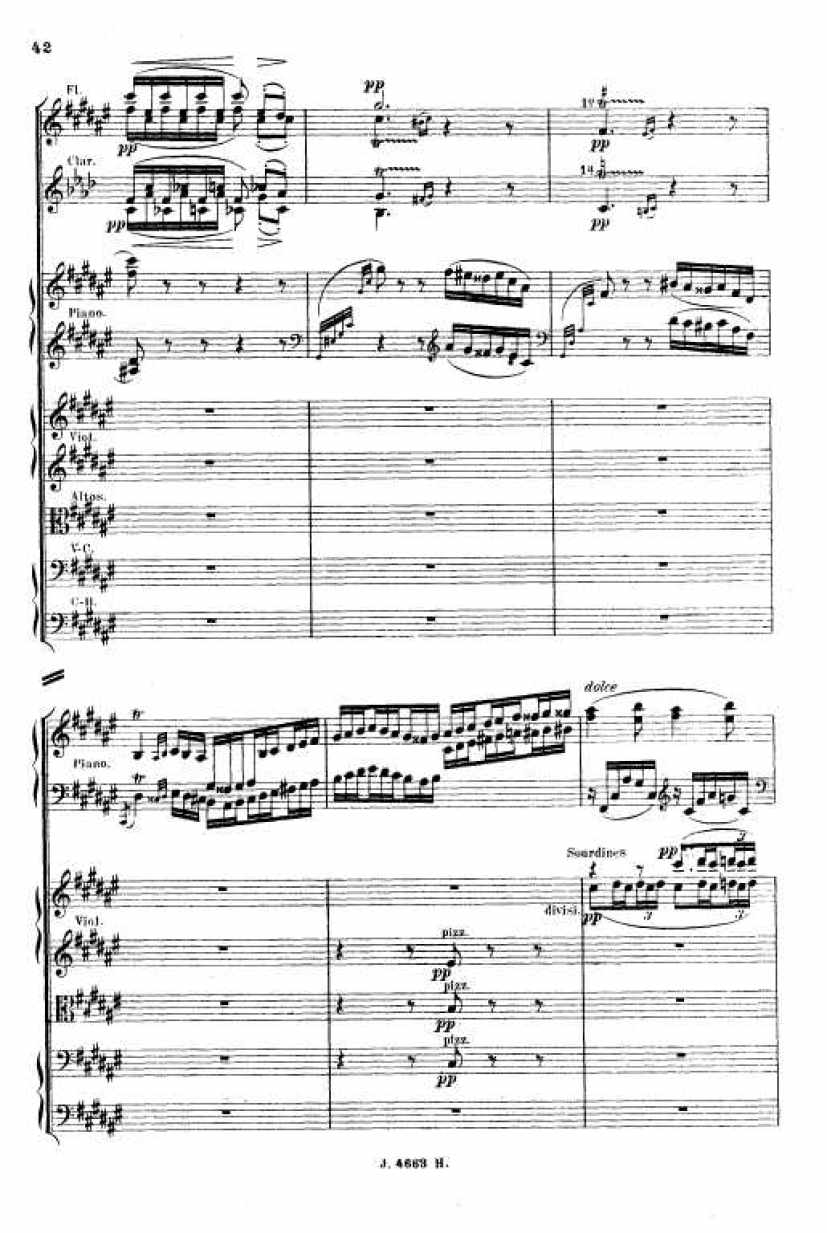 叙事曲 Ballade for Piano and Orchestra Op.19钢琴谱