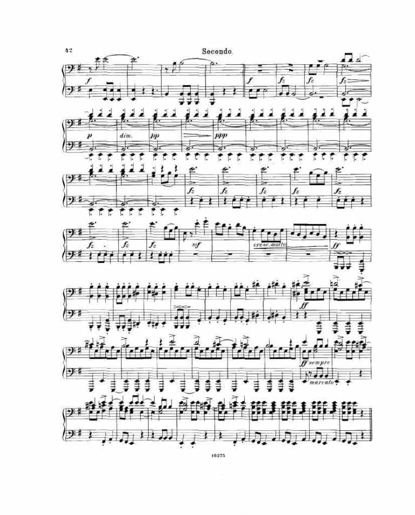 e小调第九交响曲“自新大陆” Symphony No.9 in e Minor Op.95钢琴谱