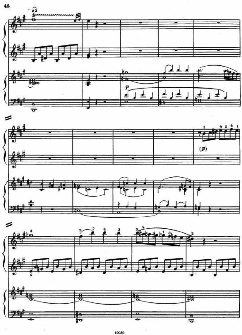 Mozart_Piano Concerto no23_4钢琴谱