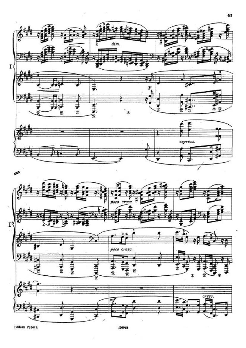 f小调钢琴协奏曲 Piano Concerto in f Minor Op.16钢琴谱