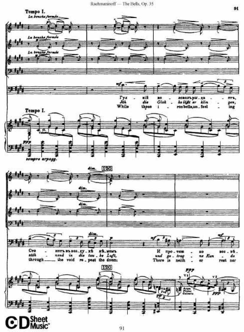 Rachmaninov_op.35_The Bells_vocal钢琴谱